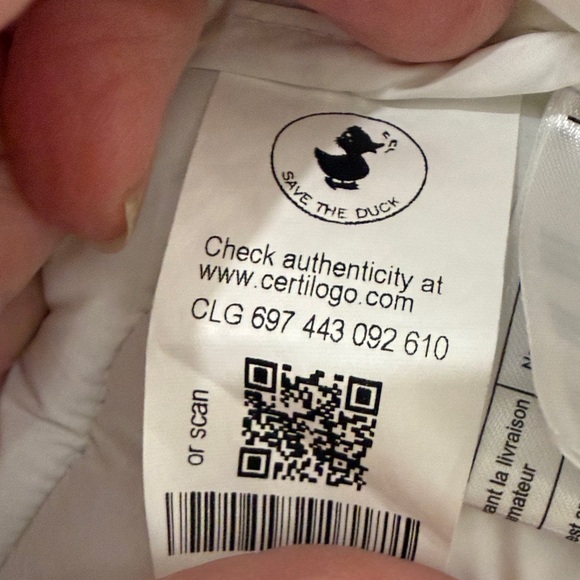 SAVE THE DUCK White Quilted Jacket - Picture 5 of 8